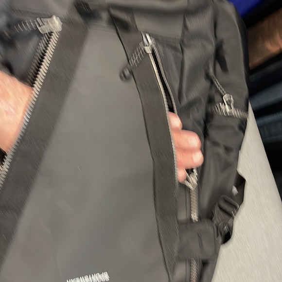 Superdry Mens Mountain Tarp Graphic Backpack Black/Optic - NWT - Picture 7 of 8